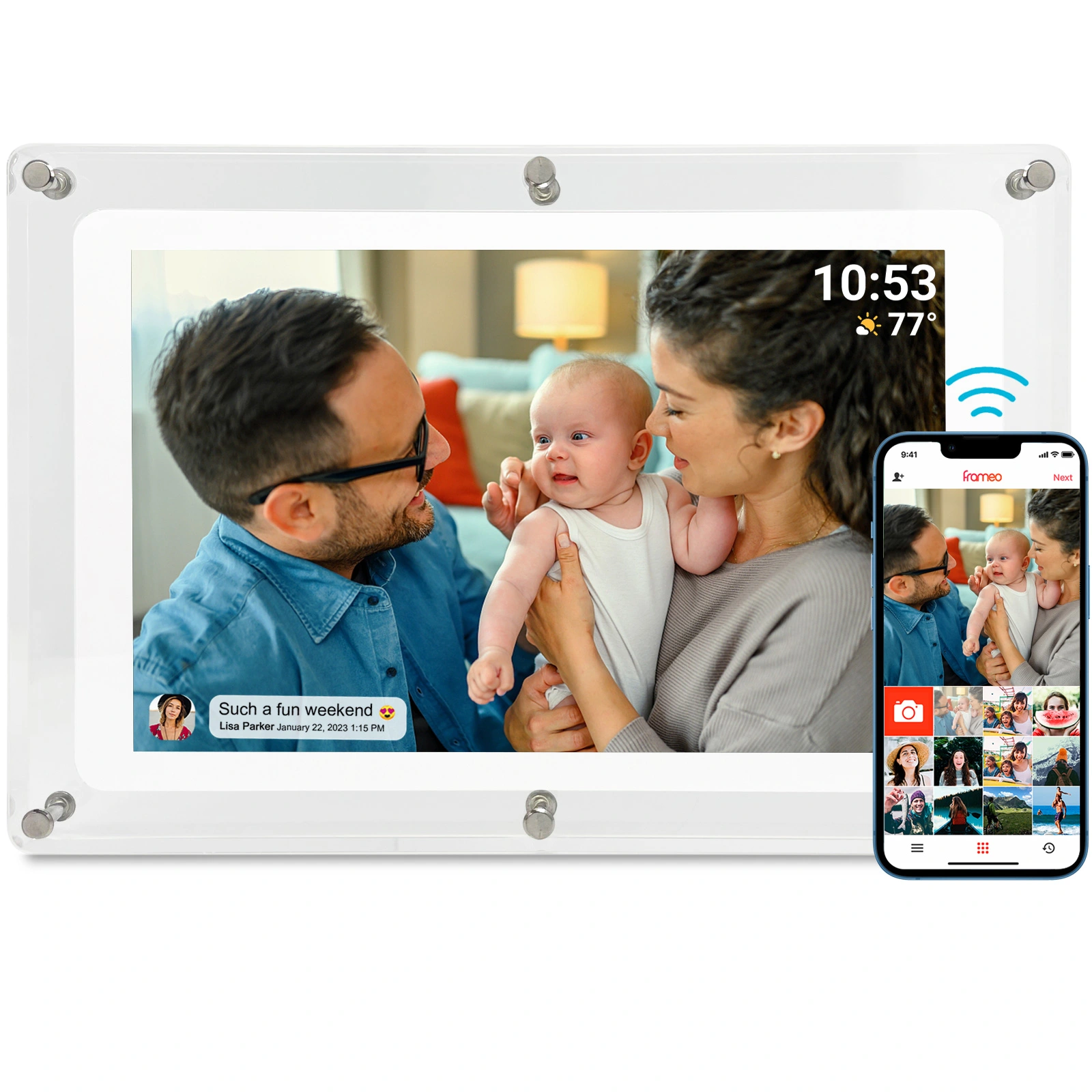 wifi digital photo frame with wifi